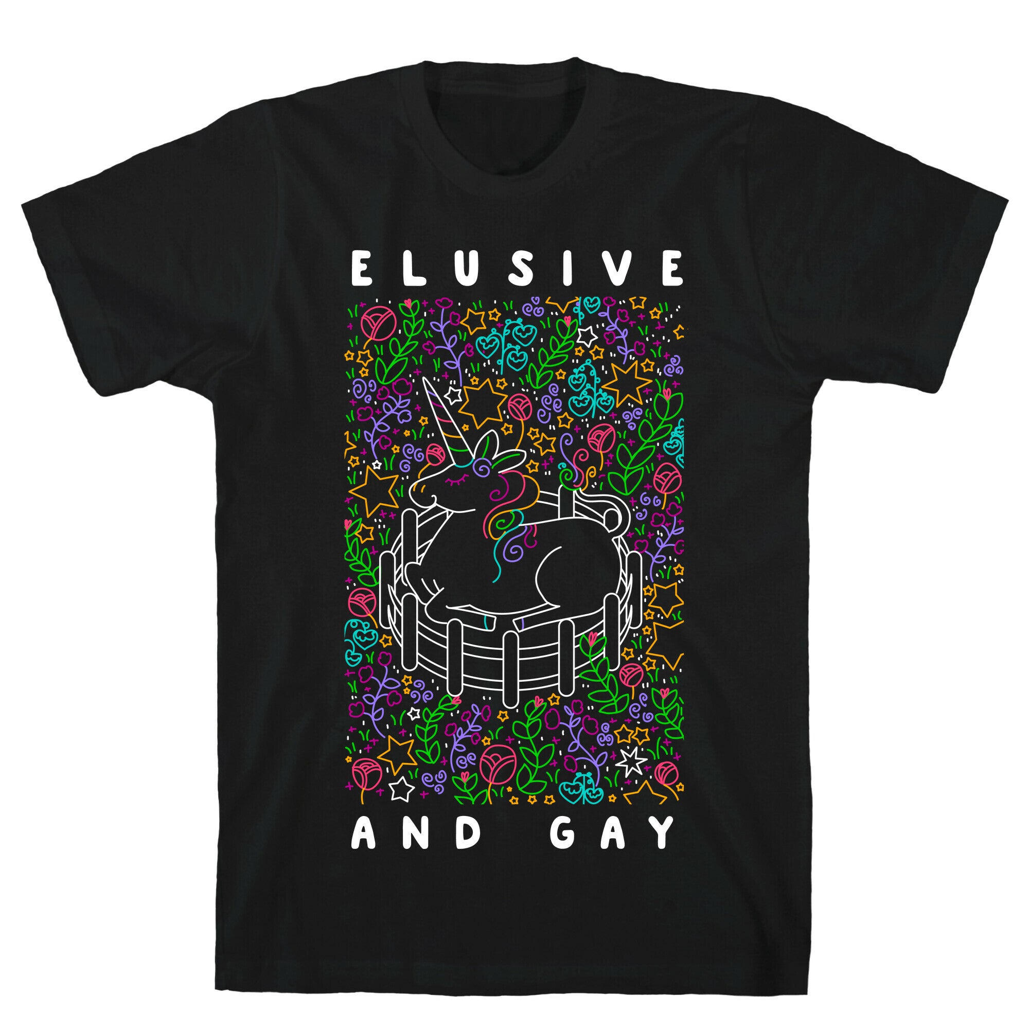 Elusive And Gay Unicorn T-Shirt